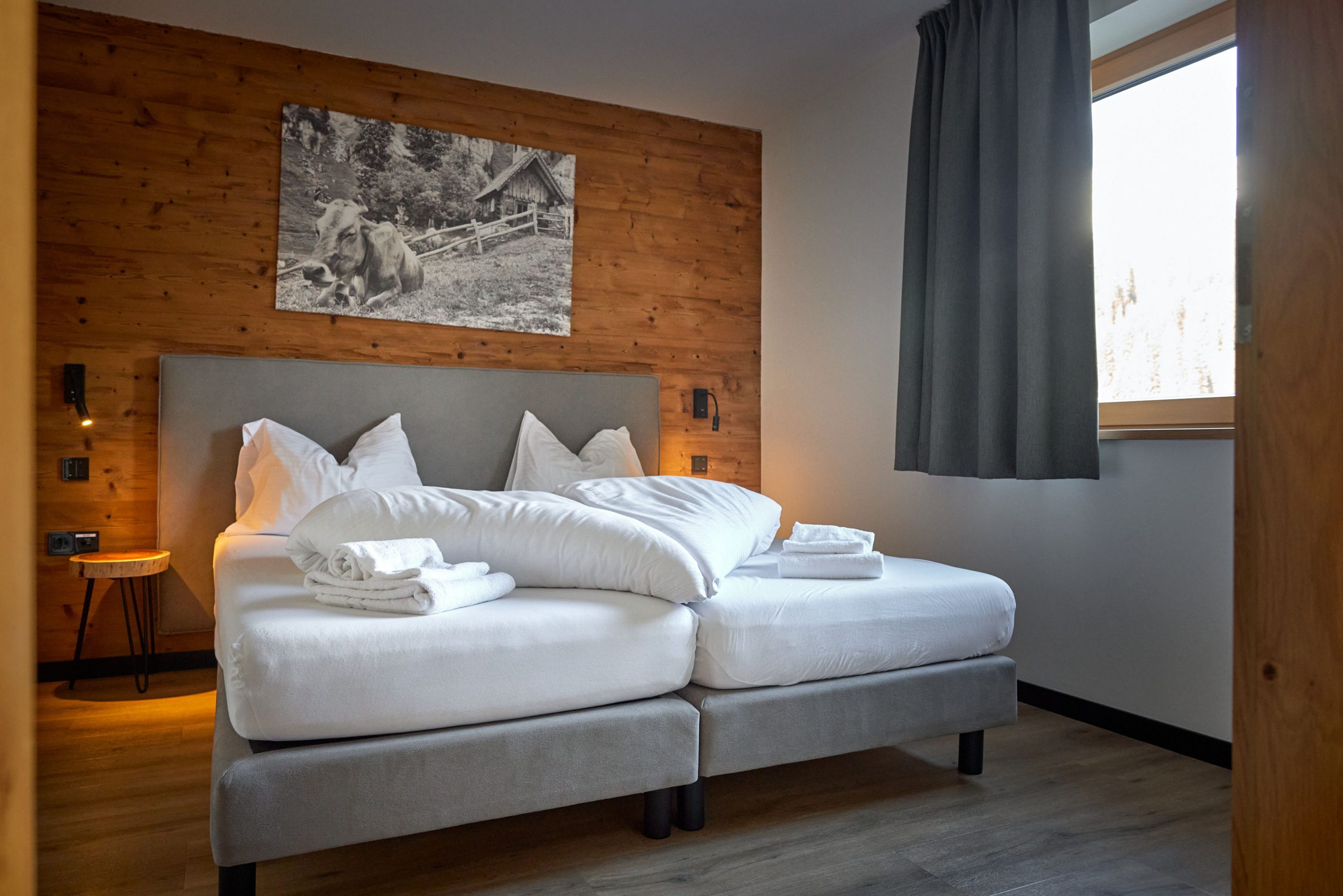 Bedroom Alpen-Krähe Apartment
