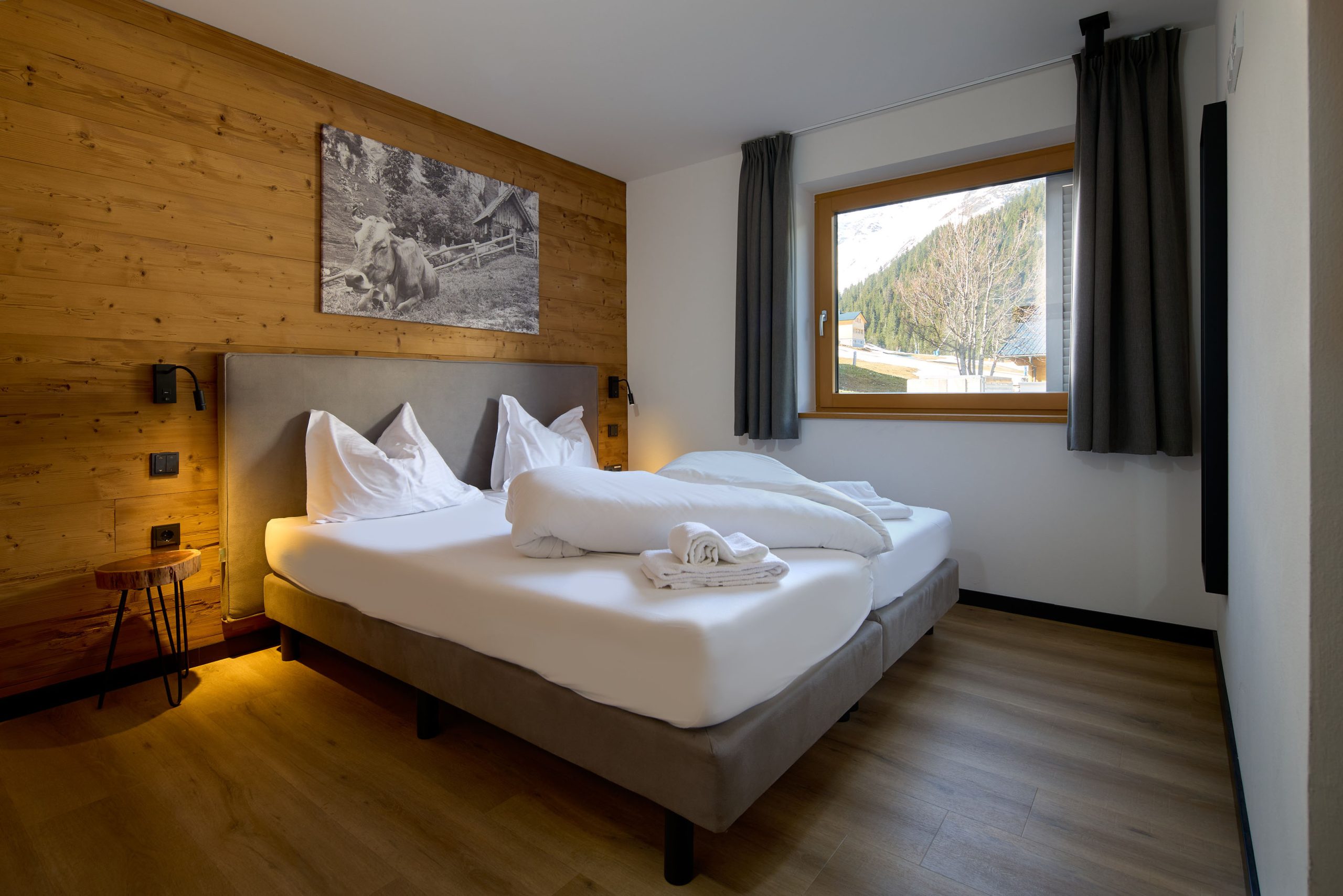 Bedroom Alpen-Krähe Apartment
